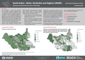 Assessment of Hard to Reach Areas: Water, Sanitation and Hygiene, November 2022