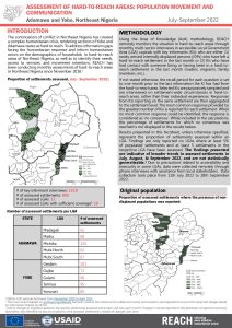 Humanitarian Situation Monitoring in Northeast Nigeria: Population Movement and Communication Factsheet, September 2022
