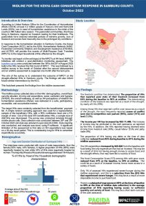 Post Distribution Monitoring Midline Factsheet for Samburu, Oct 2022
