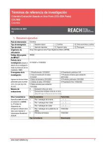 REACH Colombia TdR Evaluación Basada en Área (EBA) en Pasto, Nariño (Diciembre 2021)