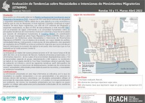 REACH Colombia Hoja Informativa Necoclí ETNIMM Rondas 10 y 11 Septiembre 2022