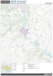 REACH UKR Map REF Kyivska oblast OverviewMap 5 MAY 2022 A0 EN