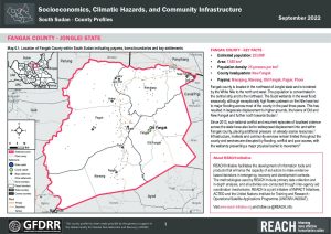 REACH South Sudan - Socioeconomic, Climatic Hazards, and Community Infrastructure County Profile, Fangak, September 2022