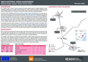 Dadaab Multi-Sector Needs Assessment (MSNA) Situation Overview, December 2021