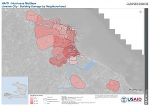 Haiti - Hurricane Matthew - Jeremie City Building Damage by Neighborhood