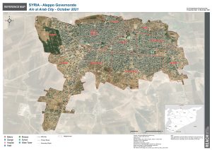 Syria - Ain al Arab City Reference Map October 2021