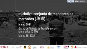 Iniciativa conjunta de monitoreo de mercados (JMMI) presentación de la tercera ronda, Colombia – Marzo 2021