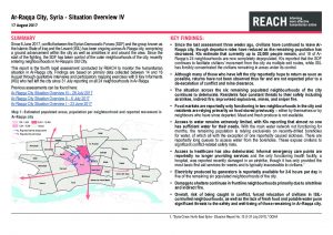 REACH_SYR_Ar-Raqqa city_Situation Overview IV_17 August 2017