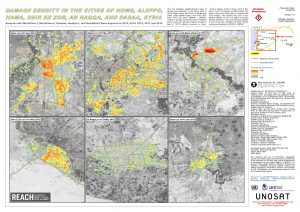 Damage Density in Syrian Cities 2015