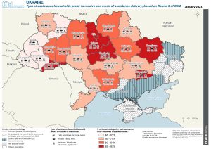 REACH Ukraine, IDP Collective Sites Monitoring, Map, Future Assistance Preffered (November 2022)