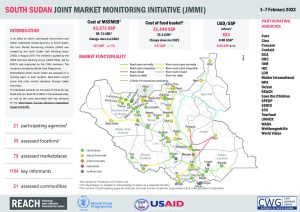 South Sudan Joint Market Monitoring Initiative (JMMI) Factsheet, February 2022