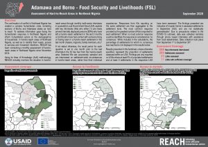 Situation in hard-to-reach areas: Food security and livelihoods, Adamawa and Borno state - September 2020
