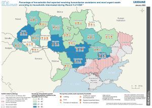 REACH Ukraine, IDP Collective Site Monitoring, Map, Urgent Needs (November 2022)