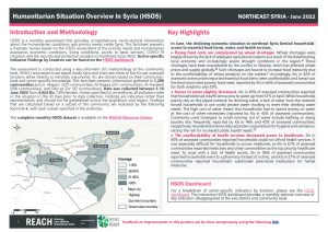 Humanitarian Situation Overview in Northeast Syria – June 2022