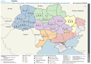 IDP Collective Site Monitoring, Map, Urgent Needs, August-September, Ukraine, UA