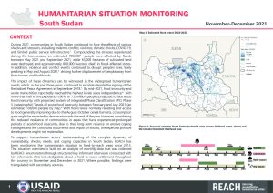 South Sudan Humanitarian Situation Monitoring (HSM), Situation Overview - Quarter 4 2021
