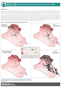 Iraq Precipitation and Climate Change Analysis Factsheet, November 2021