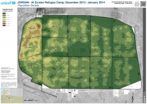 JOR_Map_SyriaCrisis_AlZaatariCamp_Population Density_03Feb2014_A1