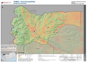 REACH YEM MAP Sa'dah HVA FloodSusceptibility 16APR2020 A4 V2