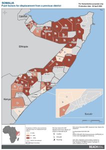REACH Somalia IDP Push factors for displacement from a previous district 26 April 2022