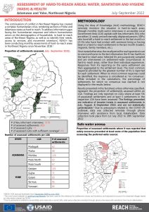 Humanitarian Situation Monitoring in Northeast Nigeria: WASH and Health Factsheet, June 2022