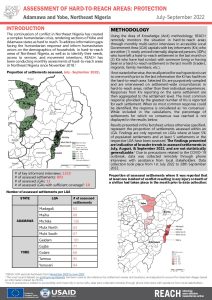 Humanitarian Situation Monitoring in Northeast Nigeria: Protection Factsheet, September 2022