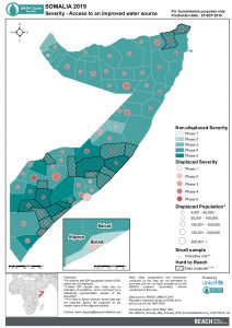 REACH Somalia Map Somalia STM SeverityWaterSource 25SEP2019 A4