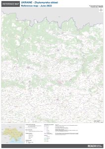 REACH UKR Map REF Zhytomyrska OverviewMap 28JUNE2022 A0 EN