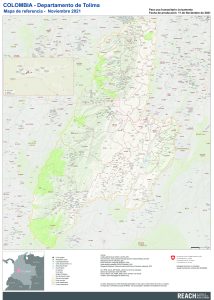 REACH Col Mapa de Referencia – Tolima, Noviembre 2021