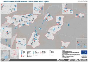 UGA_Map_Bidibidi_Zone 3 Facilities_September 2018