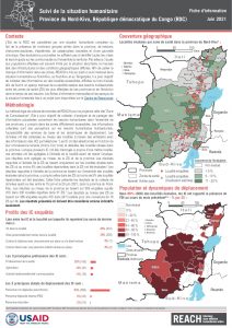 Suivi de la situation humanitaire au Nord Kivu, juin 2021