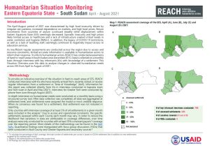 Eastern Equatoria State Area-of-Knowledge (AoK) Quarterly Situation Overview, April-August 2021