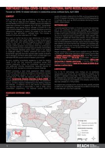 COVID-19 Rapid Needs Assessment, Northeast Syria, April 2020