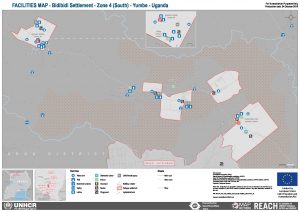 UGA_Map_Bidibidi_Zone 4 South Facilities_September 2018