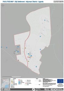 UGA_Map_Oliji Facilities_September 2018