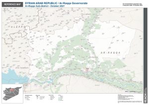 REACH Syria Reference Map Sub district Ar Raqqa OCT2021 A1