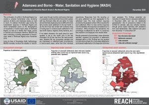 Hard to Reach, WASH, Factsheet Borno and Adamawa State, Nigeria, November 2020