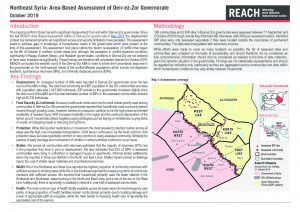 Deir ez Zor Area Based Assessment, Syria, October 2019