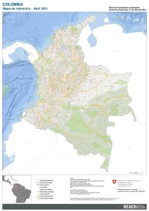 REACH Col Mapa de Referencia – Colombia - Country Noviembre 2021
