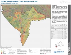 Sangha Mbaere, CAR (Flood Risk Map 26JUNE2020)
