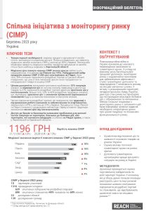 REACH Ukraine JMMI Factsheet March 2023 (Round 12), Ukrainian