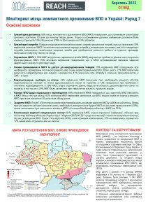 REACH, Ukraine, IDP Collective Sites Monitoring, Brief, Round 7 (March 2023), Ukrainian