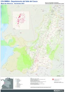 REACH Col Mapa de Referencia – Valle del Cauca, Noviembre 2021