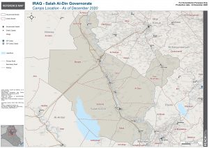 REACH IRQ Map REF Salah Al Din CampLocation 23DEC2020 A1