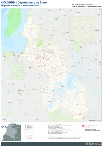 REACH Col Mapa de Referencia – Sucre, Noviembre 2021