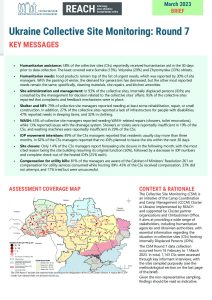 REACH, Ukraine, IDP Collective Site Monitoring, Brief, Round 7 (March 2023)