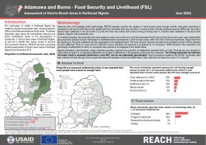 Humanitarian Situation Monitoring in Northeast Nigeria: Food Security and Livelihood Factsheet, June 2021