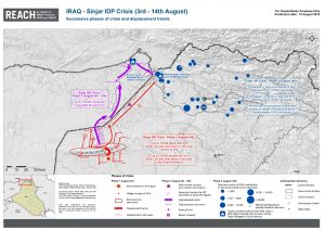 IRQ Internal Displacement Map August 2014 Sinjar