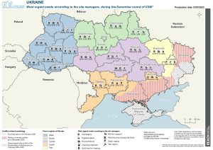REACH Ukraine IDP Collective Sites Monitoring Map Urgent Needs (December 2022)