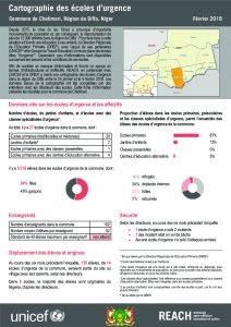 NER_Factsheet_Cartographie des ecoles d'urgence_Chetimari_Février 2018